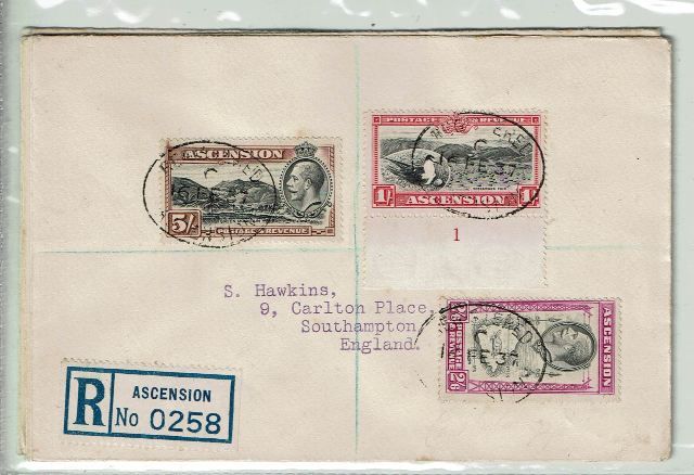 Image of Ascension SG 21/30 FU British Commonwealth Stamp